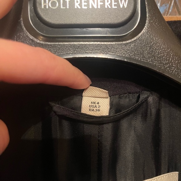 *SOLD* Burberry Wool Coat - Picture 6 of 6